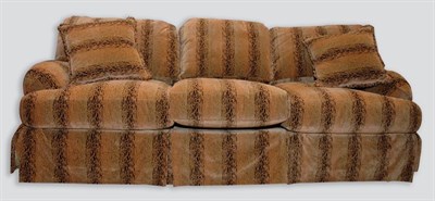 Lot 581 - Upholstered Three-Seat Sofa Contemporary...