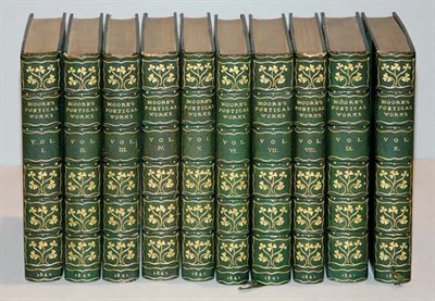 Lot 486 - [BINDINGS] MOORE, THOMAS Poetical Works...
