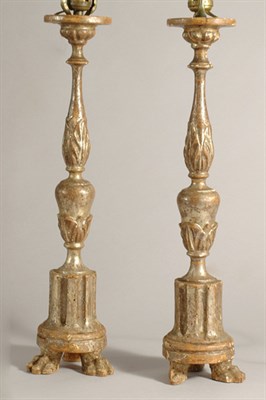 Lot 329 - Pair of Continental Baroque Style Gilt-Wood...