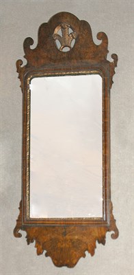 Lot 2211 - George III Style Walnut and Parcel Gilt Mirror...