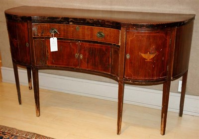 Lot 2251 - George III Style Inlaid Mahogany Sideboard...
