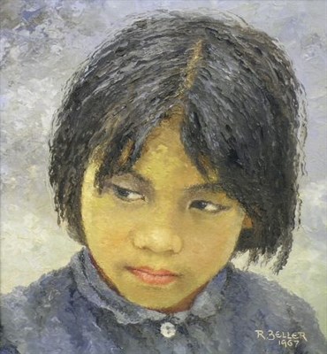 Lot 6 - R. Beller 20th Century PORTRAIT OF A BOY...