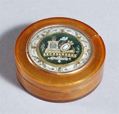 Lot 602 - Late George III Tortoise Shell Commemorative...