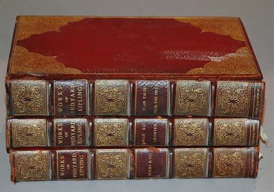 Lot 501 - [BINDINGS] KIPLING, RUDYARD Works 24 vols. 8vo,...