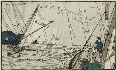 Lot 4343 - Bror J. O. Nordfeldt NORTH SEA FISHERMAN (D....