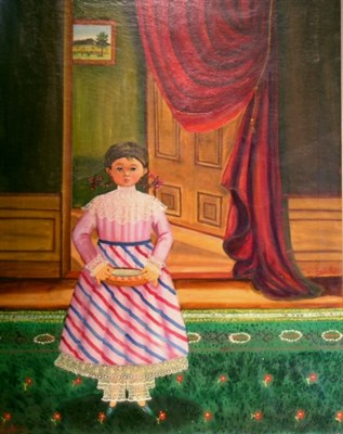 Lot 22 - Agapito Labios Mexican, 1898-1996 YOUNG GIRL...