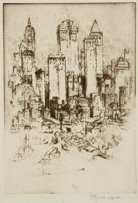 Lot 4354 - Joseph Pennell THE THREE TOWERS (W. 772)...