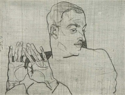 Lot 4394 - Egon Schiele BILDNIS ARTHUR ROESSLER (KALLIR...