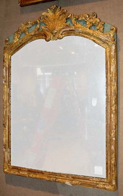 Lot 439 - Louis XVI Gilt-Wood and Painted Mirror Late...