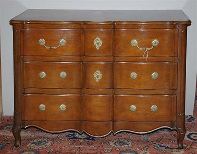 Lot 3522 - Provincial Louis XV Style Fruitwood Commode...