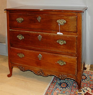 Lot 280 - Continental Rococo Walnut Commode Late 18th...