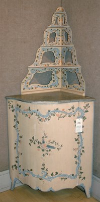 Lot 3488 - Continental Rococo Style Floral Decorated...