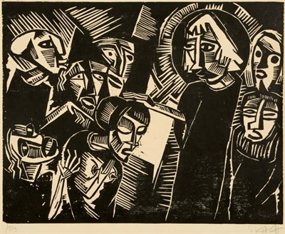 Lot 4396 - Karl Schmidt-Rottluff CHRISTUS UND DIE...