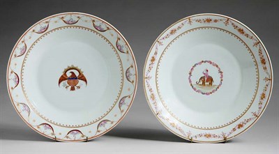Lot 417 - Two Chinese Export Porcelain Chargers 20th...