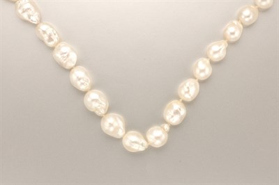 Lot 1420 - Baroque Cultured Pearl Necklace