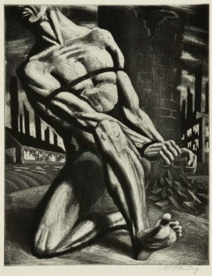 Lot 4408 - Harry Sternberg ENOUGH (MORSE 191) Aquatint,...