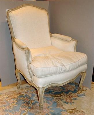 Lot 1163 - Louis XV Style Painted Bergere