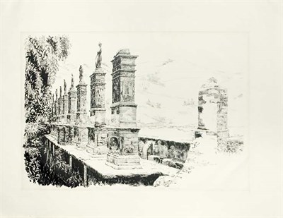 Lot 107 - Prentiss Taylor LA PRESSA MARFIL Lithograph,...