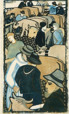 Lot 4420 - Lill Tschudi CATTLE FAIR (NOT IN C.) Color...
