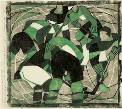 Lot 4416 - Lill Tschudi ICE HOCKEY (COPPELL LT31) Color...