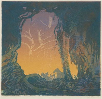 Lot 4430 - Ernest Watson FOREST ROAD; EVENING ON THE...