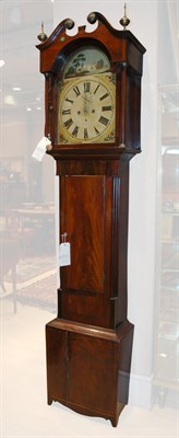Lot 2166 - George III Inlaid Mahogany Tall Case Clock...