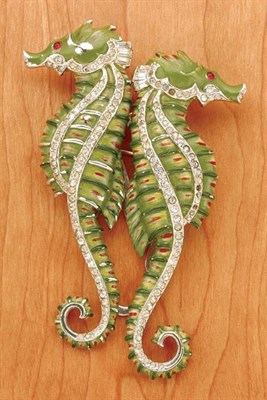 Lot 178 - Coro Adorsed Seahorse Duette American, 1950s...