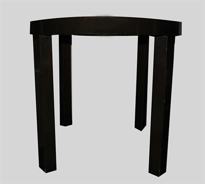 Lot 184A - Painted Wood CircularTable Height 29 inches,...