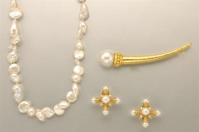 Lot 1285 - Group of Freshwater and Cultured Pearl Jewelry