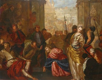 Lot 31 - School of Jacopo Tintoretto CHRIST AND THE...