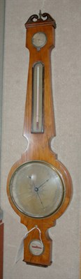 Lot 397 - George III Mahogany Barometer Late 18th/early...