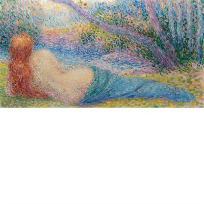 Lot 17 - Hippolyte Petitjean French, 1854-1929 Woman...