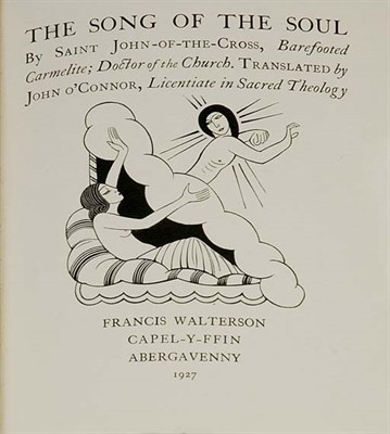 Lot 4065 - [GILL, ERIC] SAINT JOHN-OF-THE-CROSS The Song...
