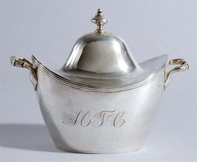 Lot 2240 - American Coin Silver Sauce Tureen Early 19th...