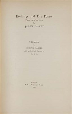Lot 4096 - [McBEY, JAMES] HARDIE, MARTIN Etchings and Dry...