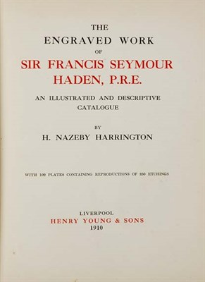 Lot 4071 - [HADEN, FRANCIS SEYMOUR] HARRINGTON, H. NAZEBY...