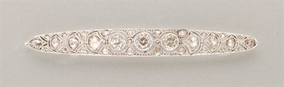 Lot 1316 - Diamond Bar Pin