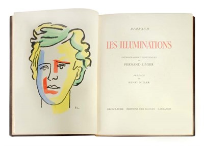 Lot 4082 - [LEGER, FERNAND] RIMBAUD, ARTHUR Les...