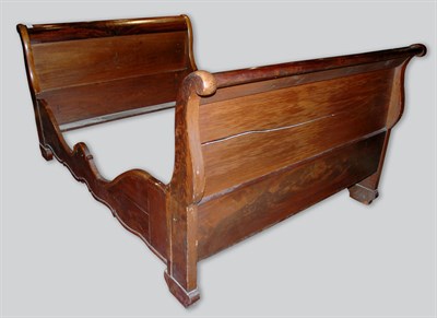 Lot 2265 - American Mahogany Sleigh Bed Mid 19th century...