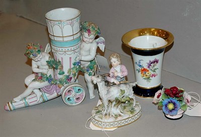 Lot 424 - Group of Continental Porcelain Table...