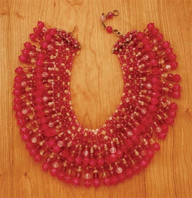 Lot 207 - Coppola e Toppo Ombre Magenta Collar Italian,...