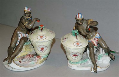 Lot 423 - Pair of Nymphenburg Porcelain Sweetmeat Dishes...