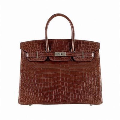 Lot 324 - Hermes Matte Havanne Birkin Bag French,...