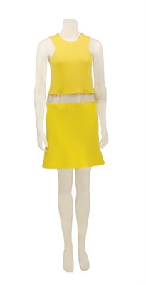 Lot 82 - Rudi Gernreich Citrus Yellow Mini Dress...