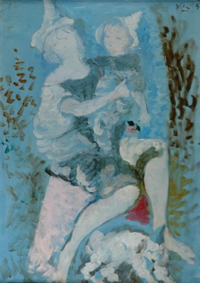 Lot 1026 - Marcel Vertes French, 1895-1961 MOTHER WITH...
