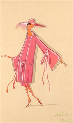 Lot 359 - Paul Iribe Praline Jeanne Lanvin 1923 Woman in...