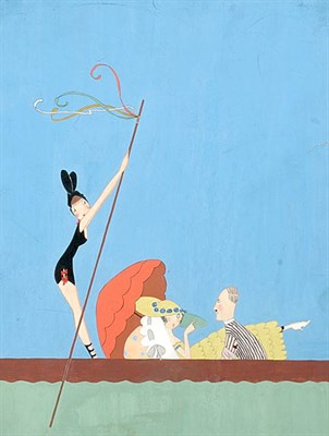 Lot 368 - A.H. Fish Original Vanity Fair Cover 1920s...