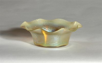 Lot 2369 - Tiffany Iridescent Gold Favrile Glass Bowl Of...