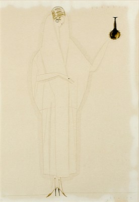 Lot 367 - Benito Art Deco Woman 1920s Original...