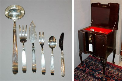 Lot 4279 - Camusso Peruvian Silver Flatware Service with...
